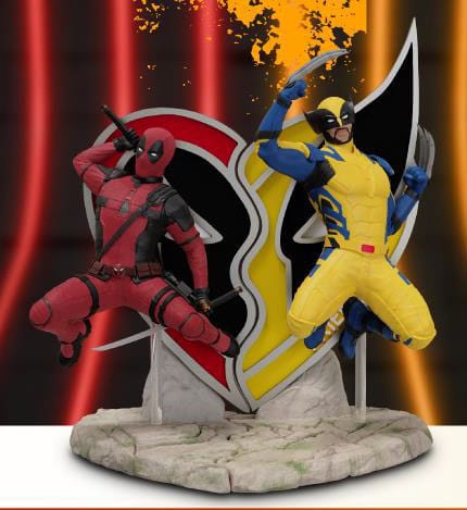 Deadpool 3 D Stage Pvc diorama Deadpool 16 cm