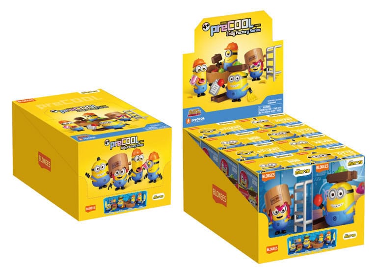 Minions Blokees PreCool Jelly Factory Serie 1 Assortimento di kit di modelli in plastica (8)