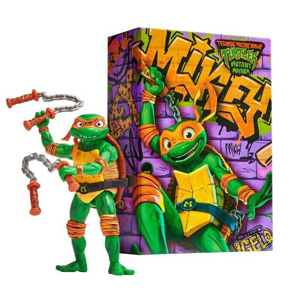 Teenage Mutant Ninja Turtles: Mutant Mayhem Actionfigur Comic Con Michelangelo 18 cm