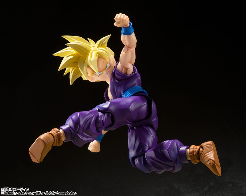 Dragon Ball Z S.H. Figuarts Action Figur Super Saiyan Son Gohan - Krigeren der overgik Goku 11 cm
