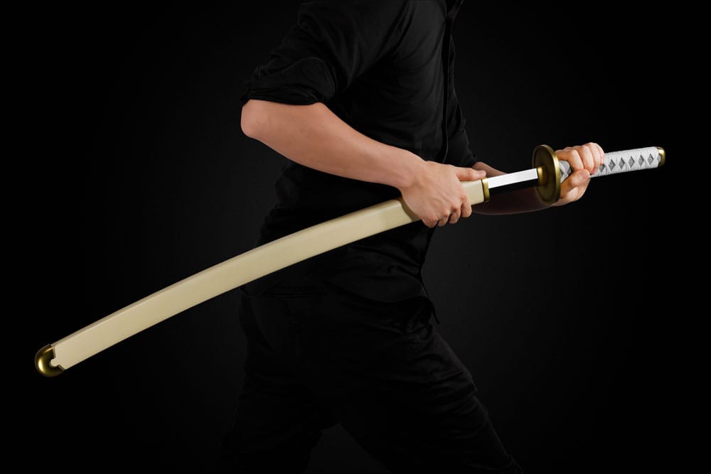 Één stuk proplica replica's 1/1 roronoa zoro drie zwaardstijl zwaarden ingesteld 95 cm