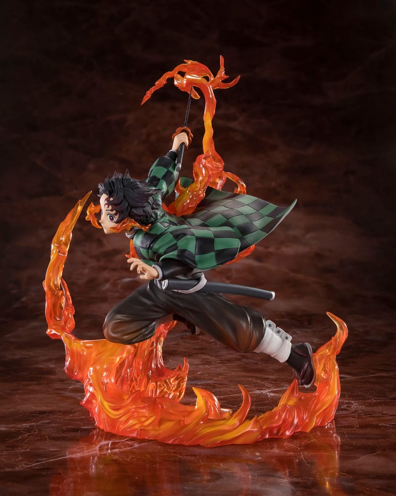 Demon Slayer: Kimetsu no Yaiba Figuartszero PVC Statue Kamado Tanjiro (Kyojuro Rengoku's Sword Guard Ver.) 19 cm