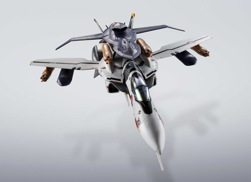 Macross 7 Hi-Metal R Action Figur VF-0S Phoenix (Roy Focker Use) & QF-2200D-B Ghost Set 14 cm