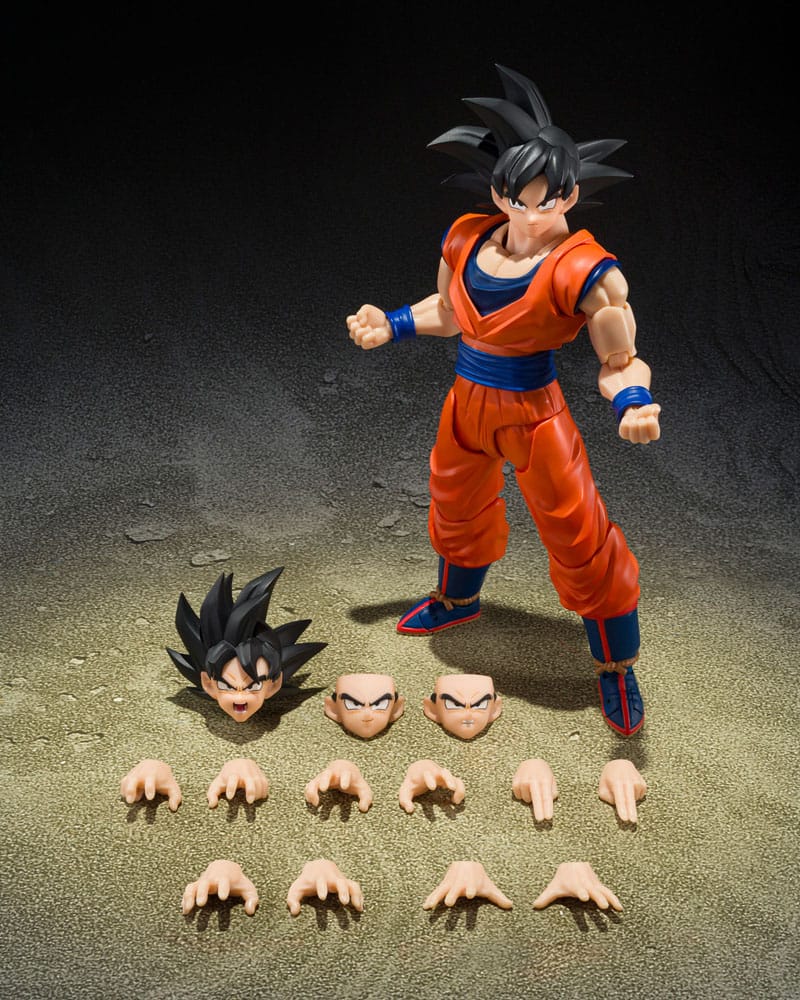 Dragon Ball Z S.H.Figuarts Action Figur Son Goku (Den Godhjertede Saiyan) 14 cm