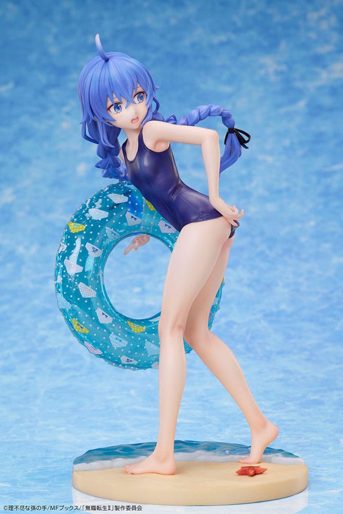 Mushoku Tensei: Estatua de PVC de reencarnación desempleada 1/7 Roxy Migurdia Navy Blue Swimsuit ver. 20 cm