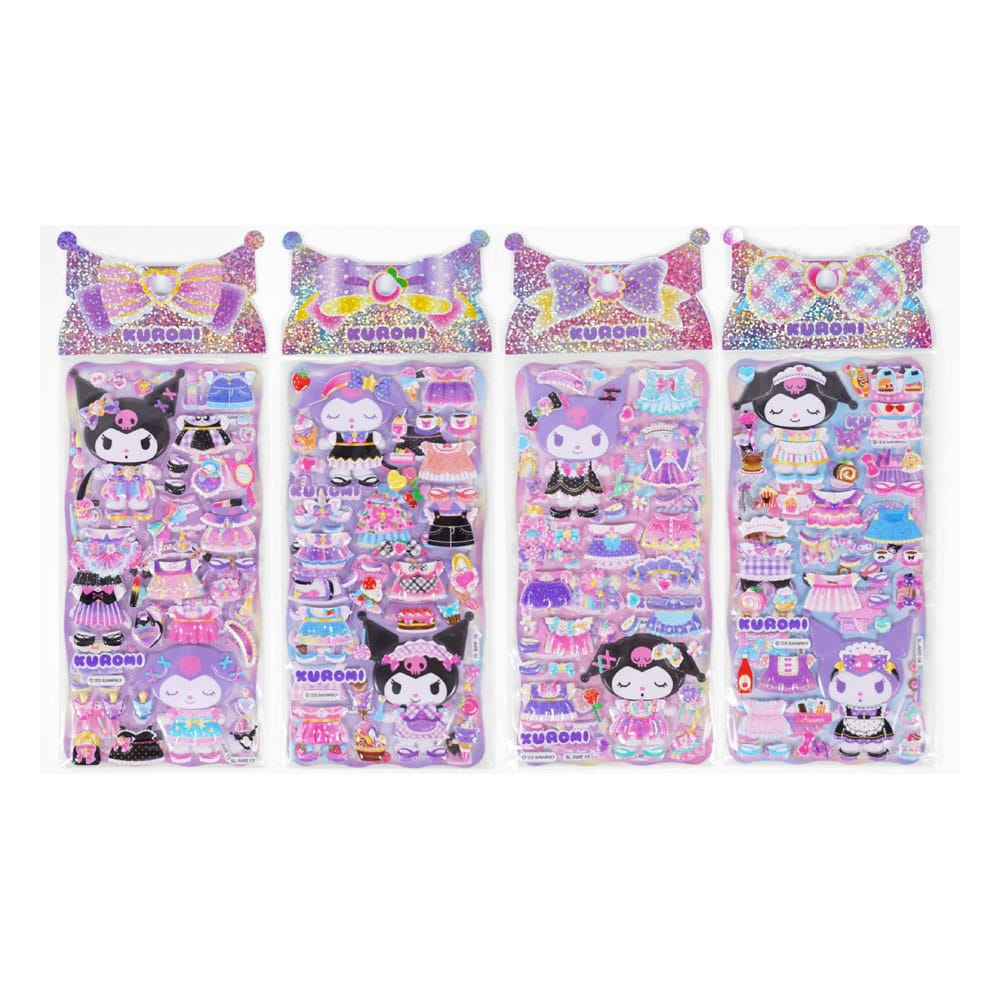 Adesivo Hello Kitty and Friends Kuromi Puffy Assortimento (20)