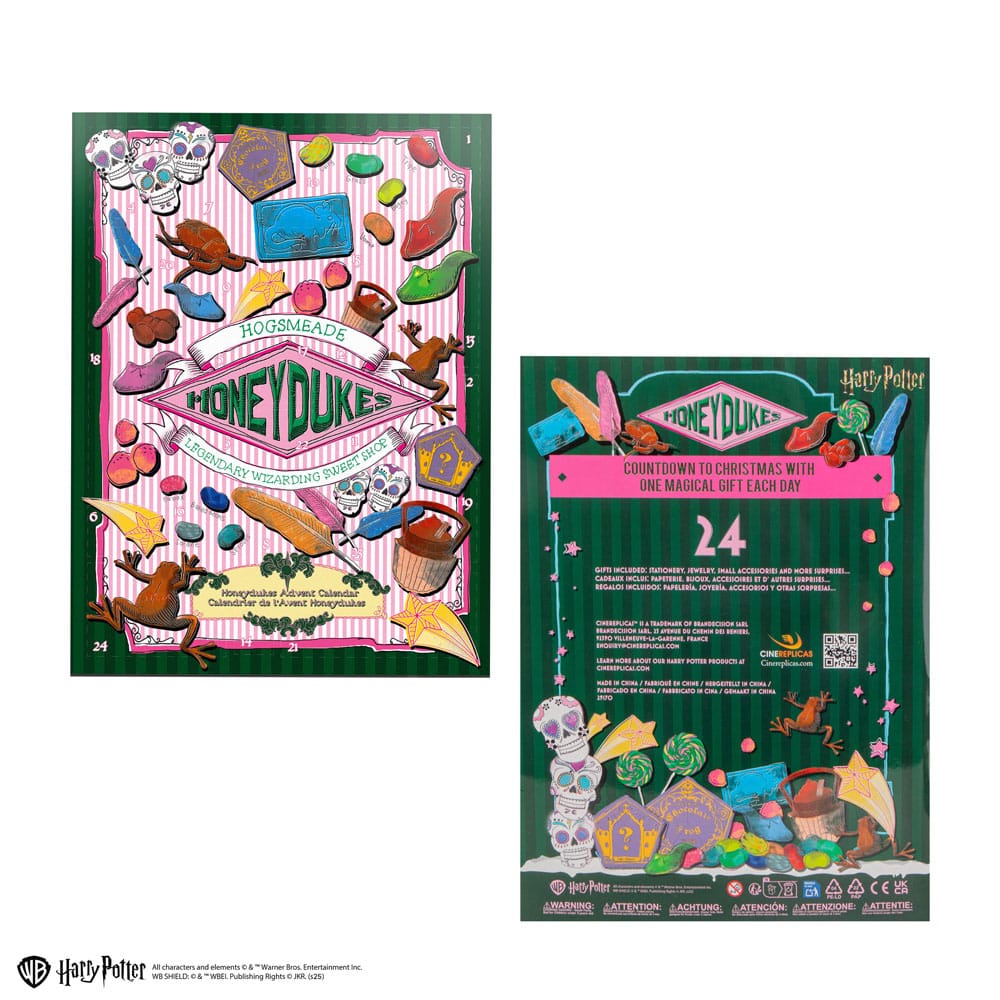 Harry Potter adventskalender Honeydukes 2025