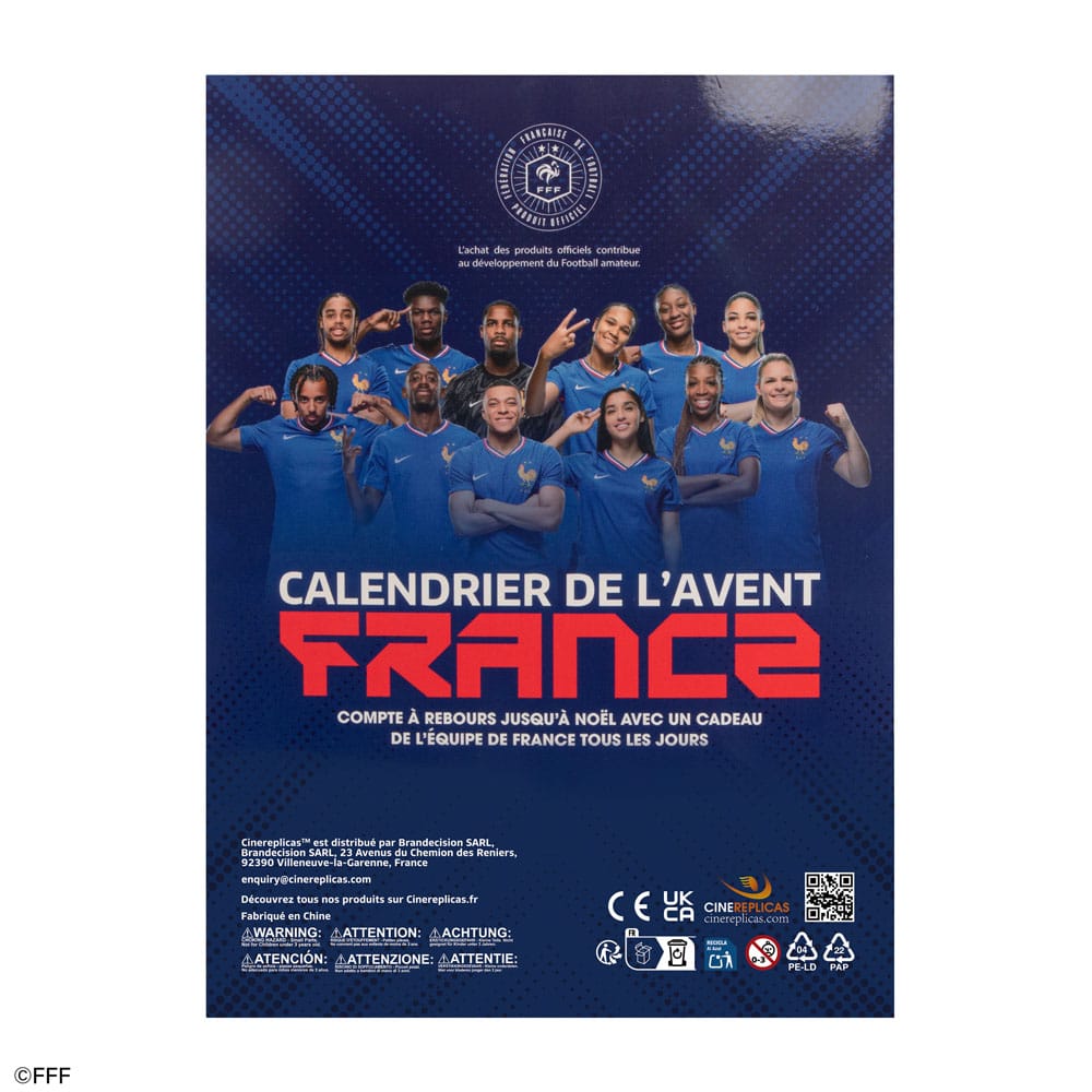 Adventskalender 2025 des französischen Fußballverbandes