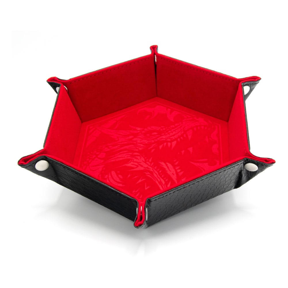 Critstones Folding Dice Tray Red
