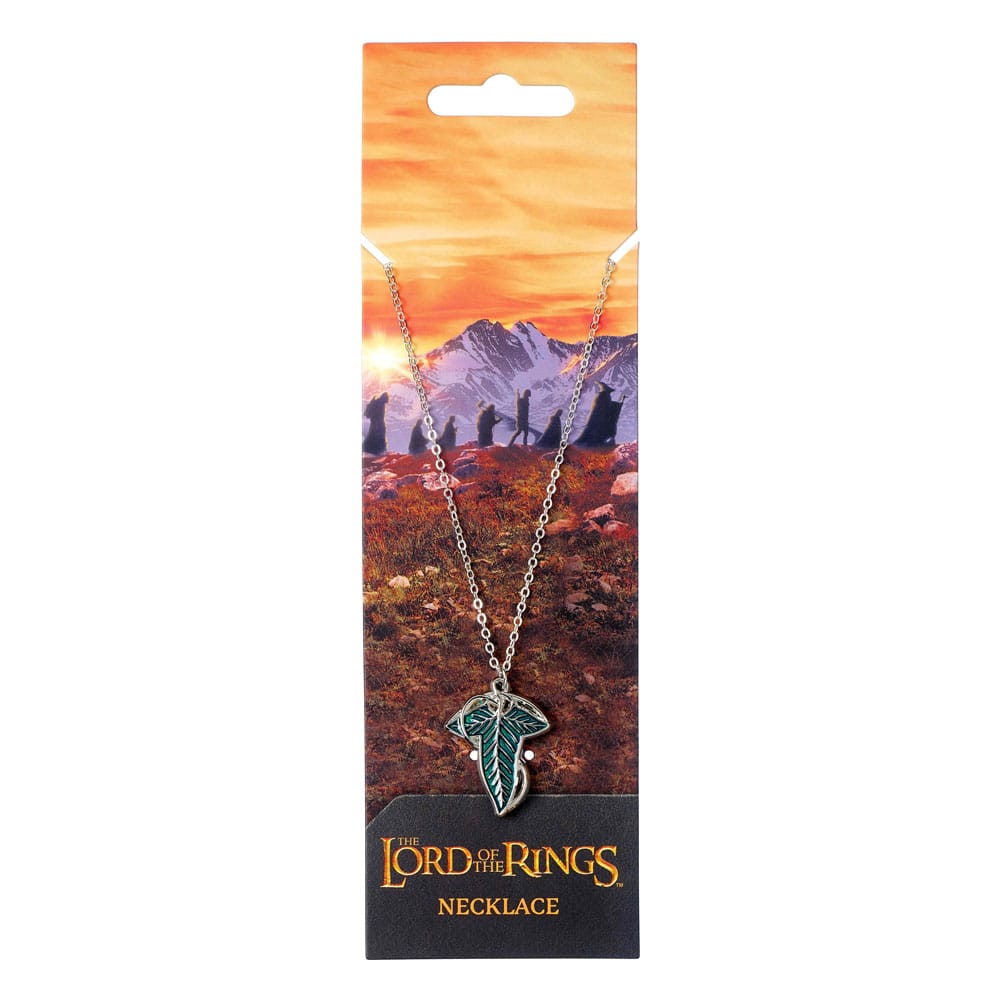 Herr der Ringe Anhänger & Halskette Das Blatt von Lorien