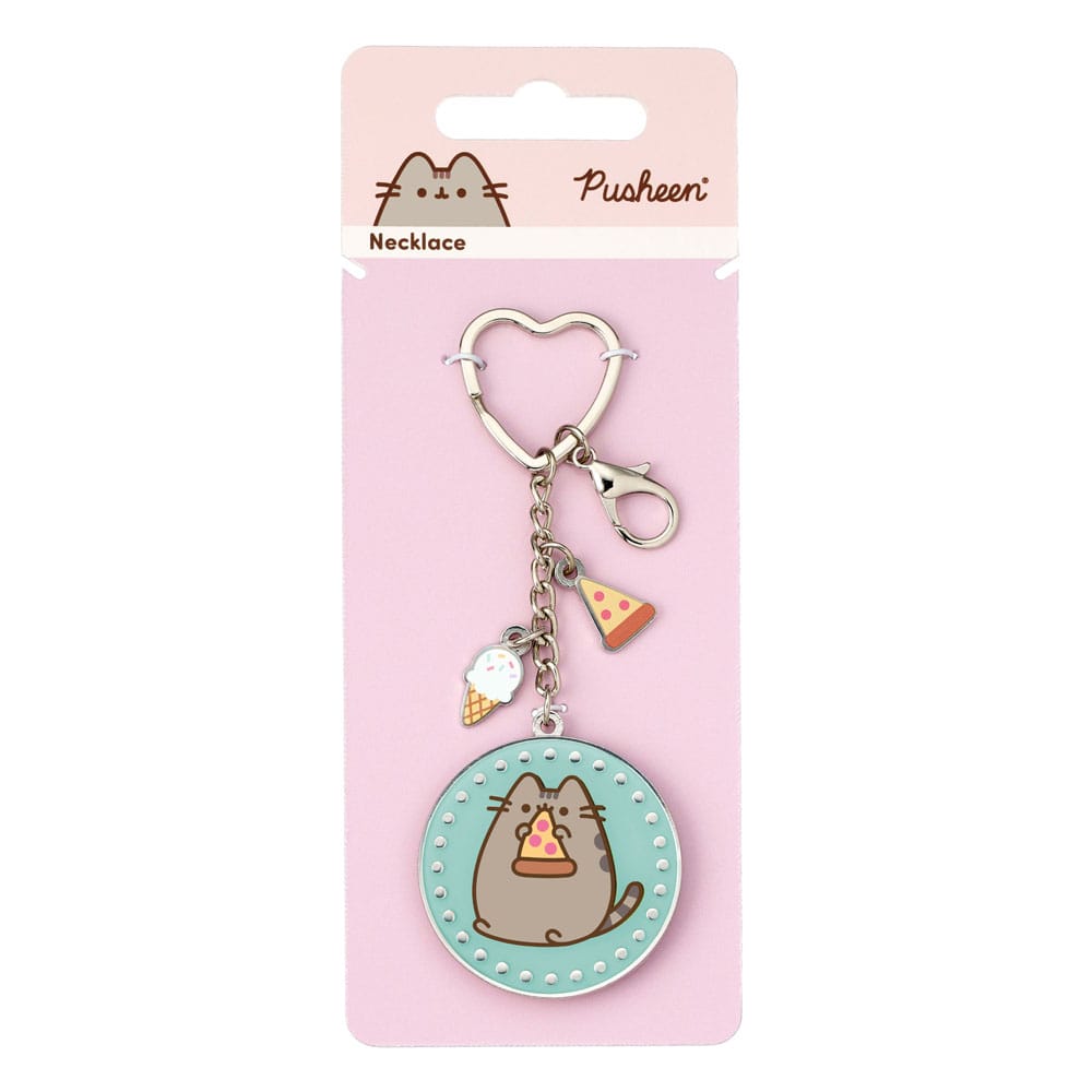 Pushen Keychain Blue Pizza