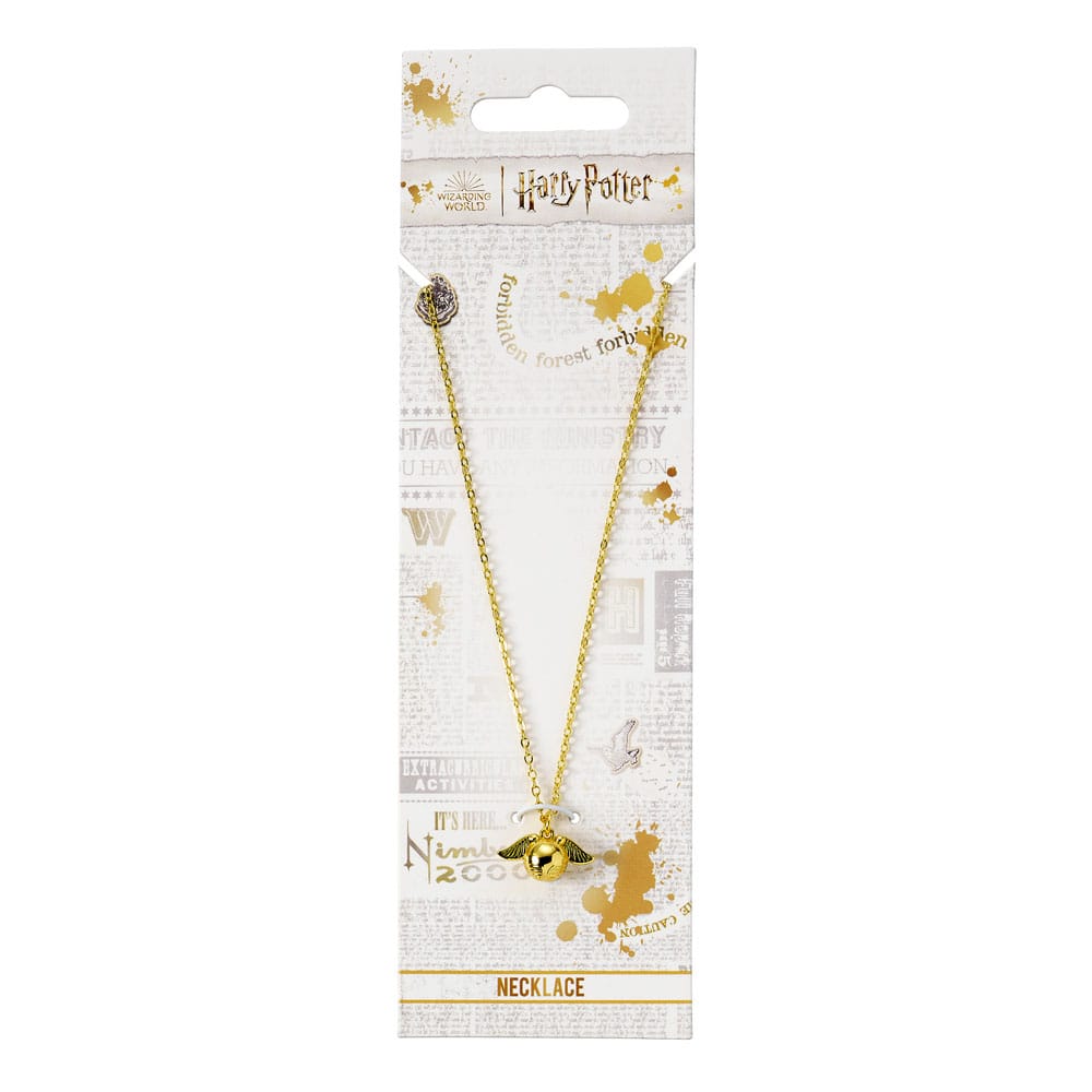 Harry Potter Halsband Golden Snitch Charm (Golden Tone)