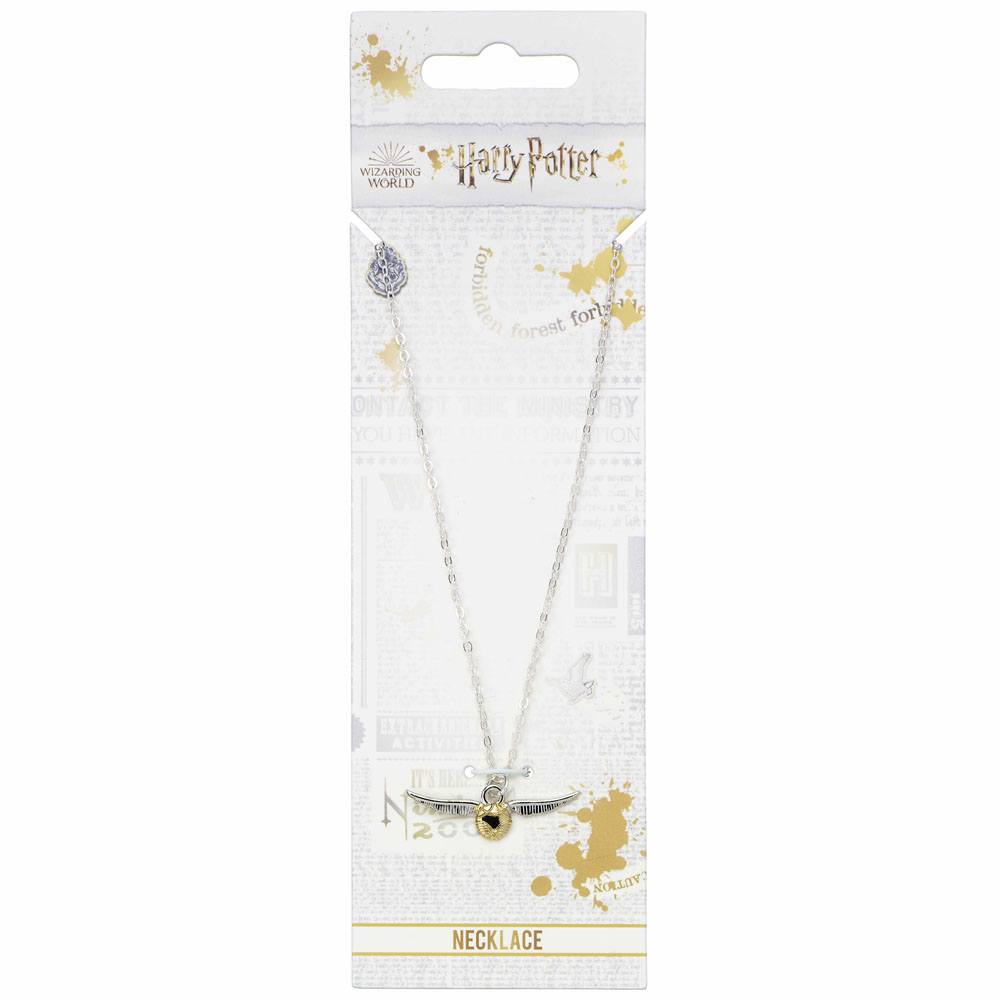 Harry Potter Pendant & Necklace the Golden Snitch (Silver Plated)
