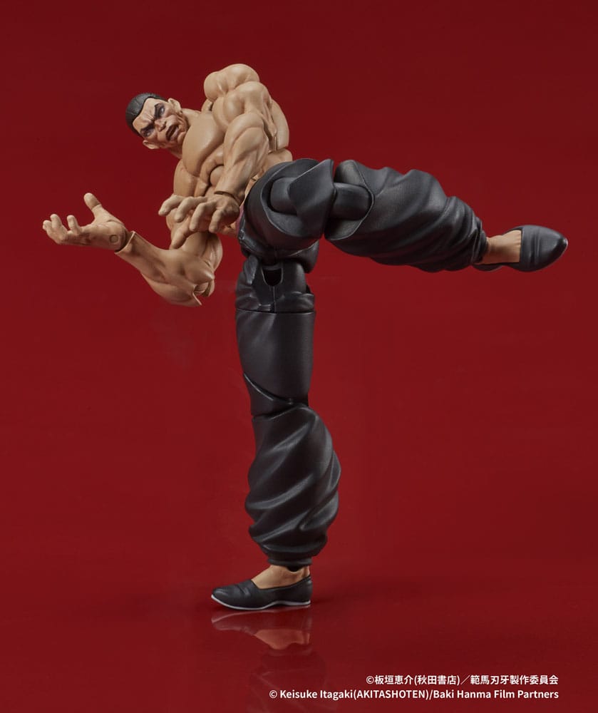 Baki Hanma Digaction Aksiyon Figürü Retsu Kaioh 7 cm