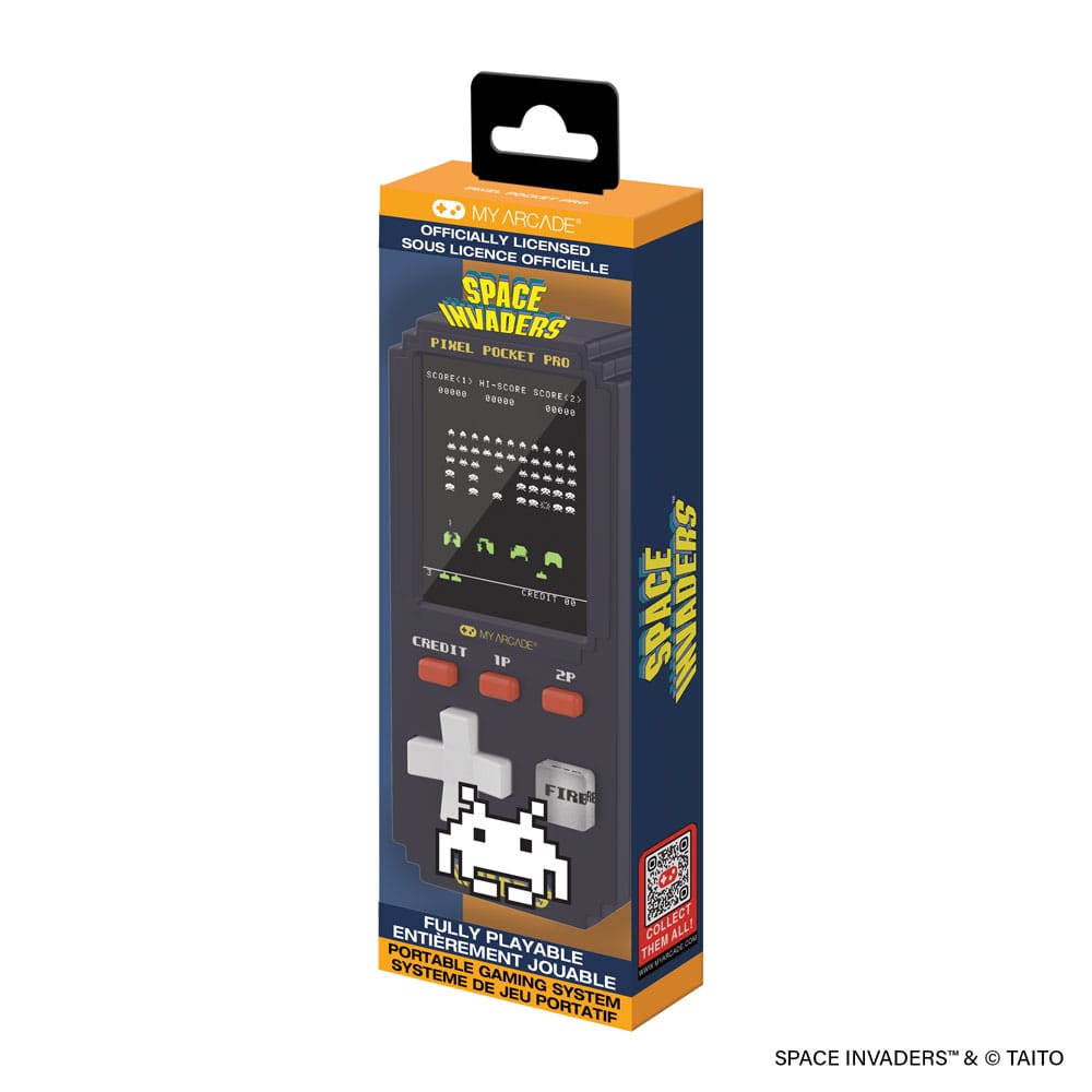 Space Invaders bærbare spilsystem Pixel Pocket Pro
