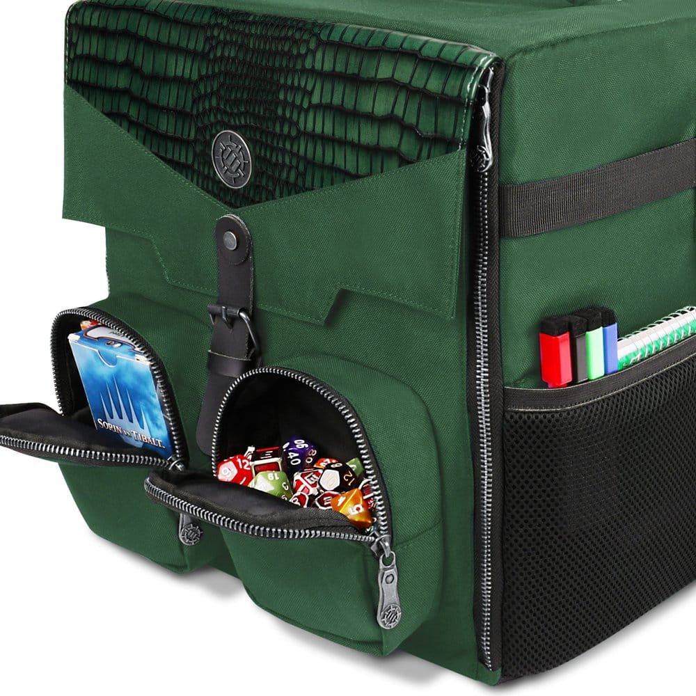Enhance Sac à bandoulière pour jeu de société Édition Collector Vert