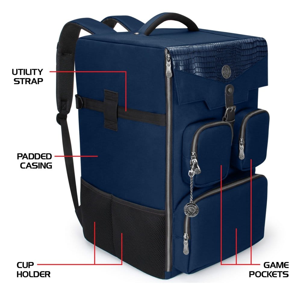 Förbättra Board Game Backpack Collector's Edition Blue