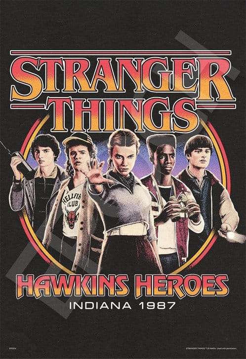 Stranger Things Puzzle de 1000 piezas Hawkins Heroes