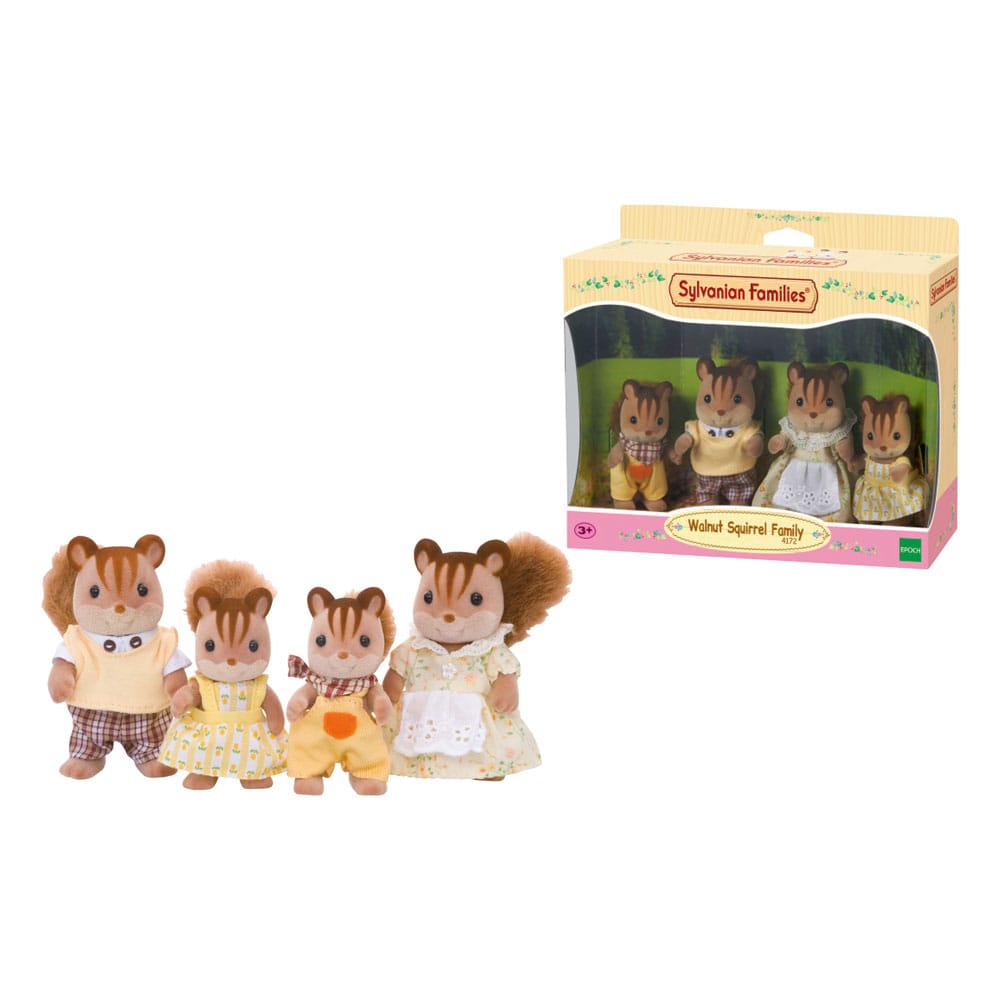 Sylvanian Families: Famiglia Scoiattolo Noce figura 7 cm