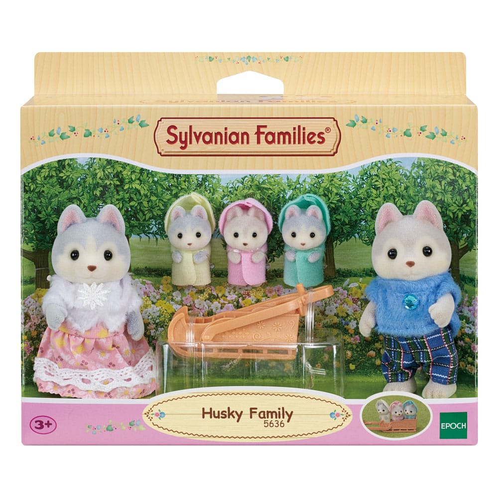 Sylvanian Aileleri: Husky Ailesi figürü 8 cm