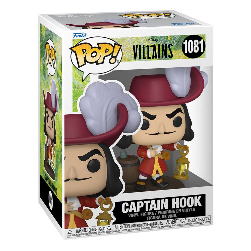 Disney: Skurke Pop! Disney vinylfigur Captain Hook 9 cm