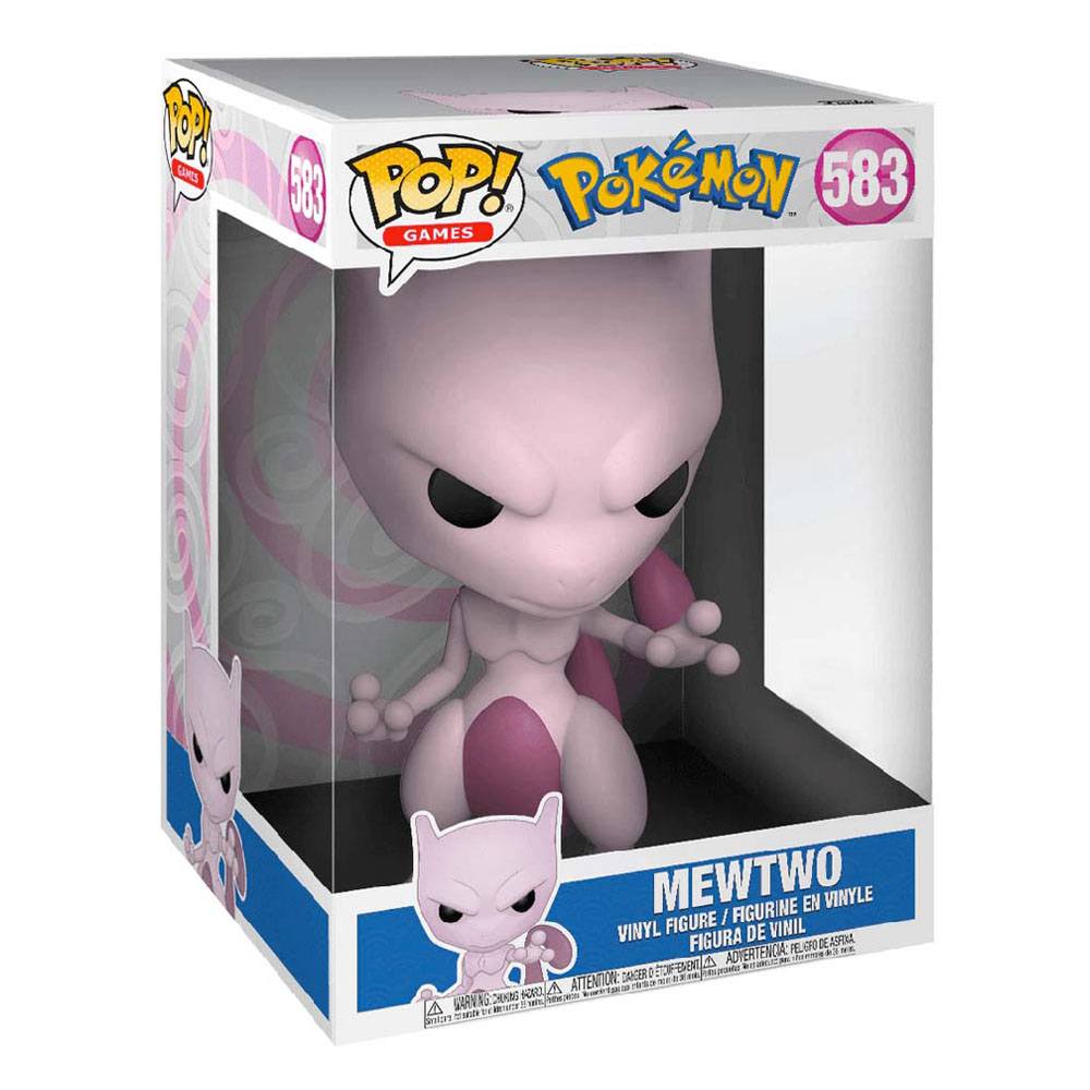 Pokemon Super Size Jumbo Pop! Vinyl -Figur Mewtwo (EMEA) 25 cm