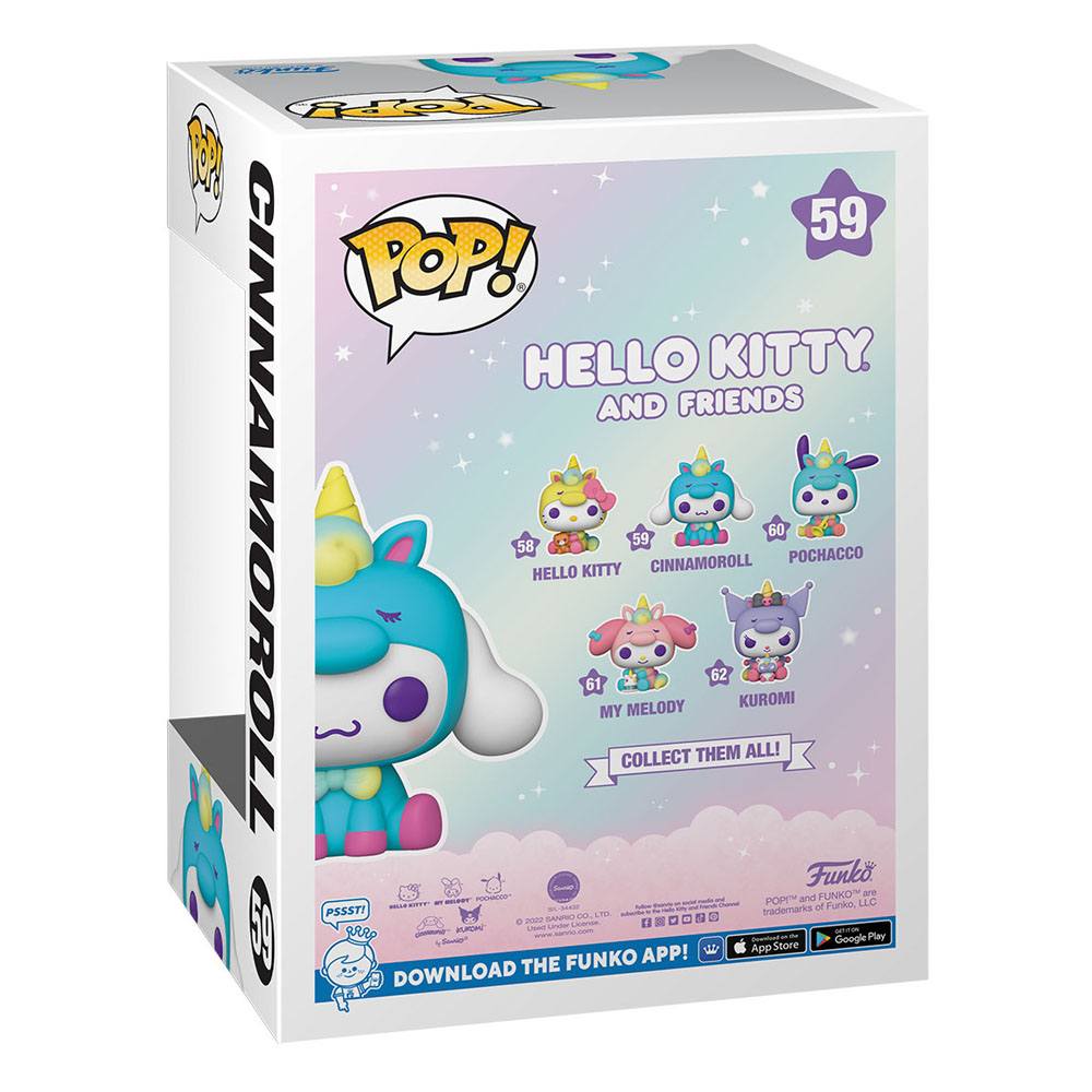 Hello Kitty og Friends Pop! Sanrio vinylfigur cinnamoroll 9 cm