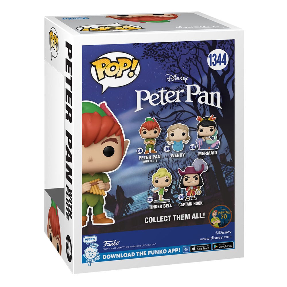 Peter Pan 70 -års jubilæum Pop! Disney vinylfigur Peter 9 cm