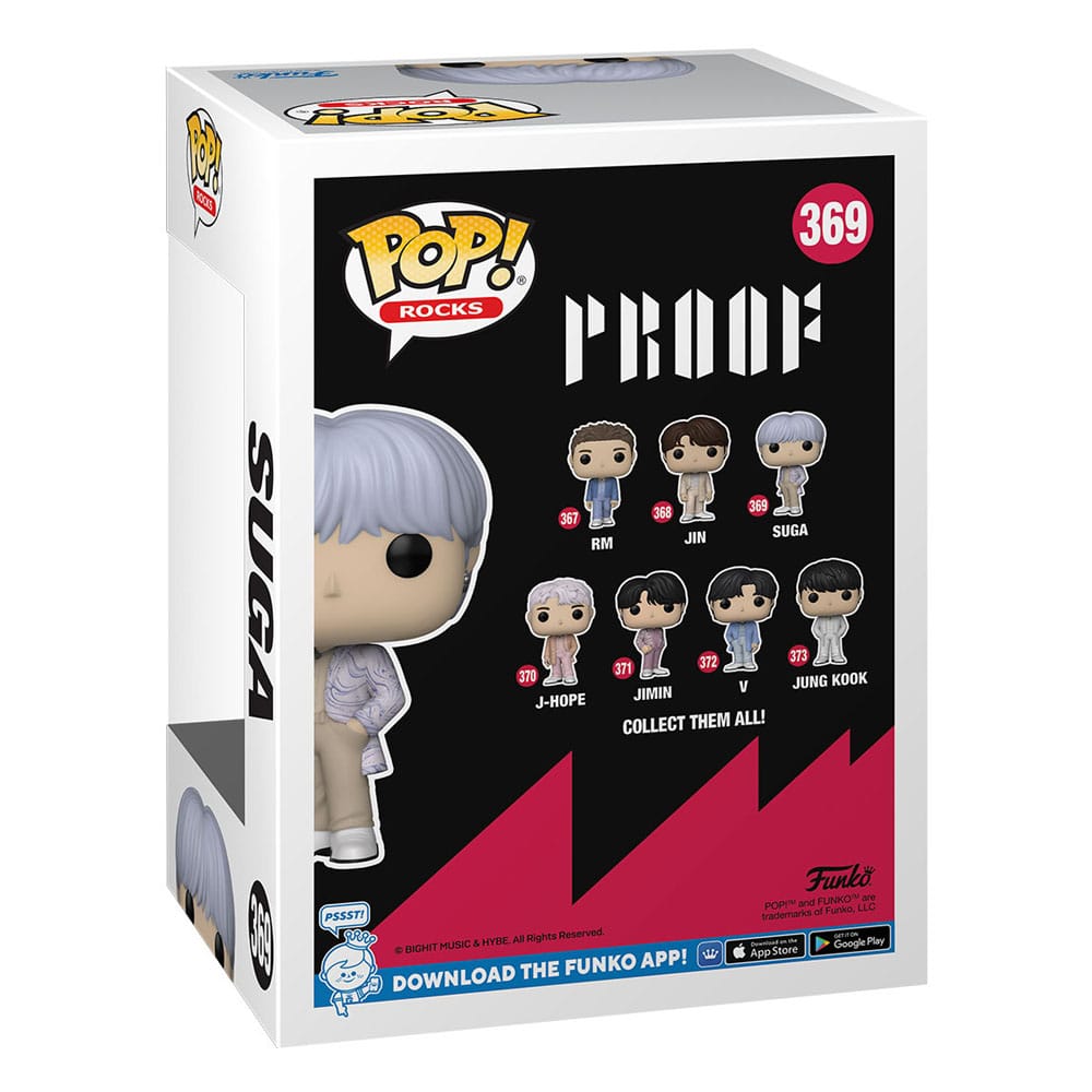 Bts pop! Stijene vinil figura suga 9 cm