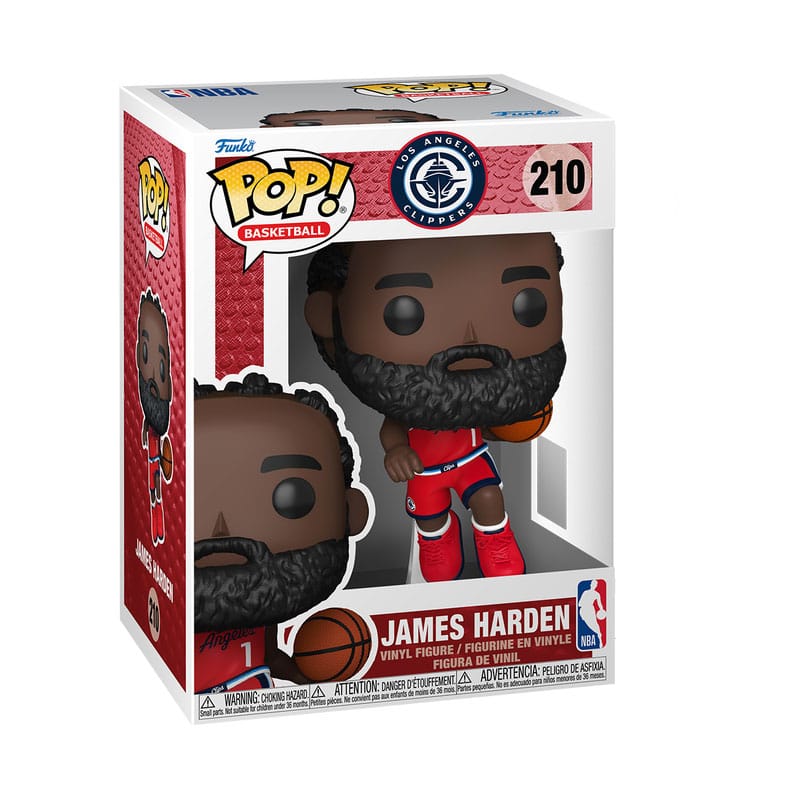 NBA-legendes POP! Sportvinylfiguur Philadelphia 76ers - James Harden 9 cm