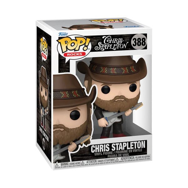 ¡Chris Stapleton Pop! Rocas Figura de vinilo Chris Stapleton 9 cm