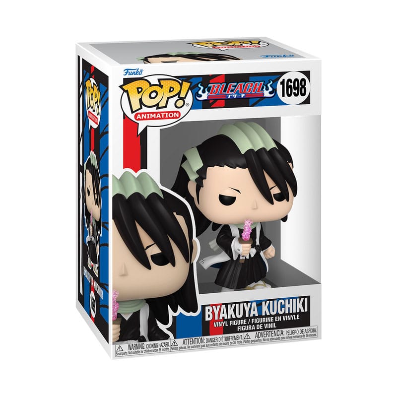 ¡Bleach Pop! Animación Figura de vinilo Byakuya 9 cm