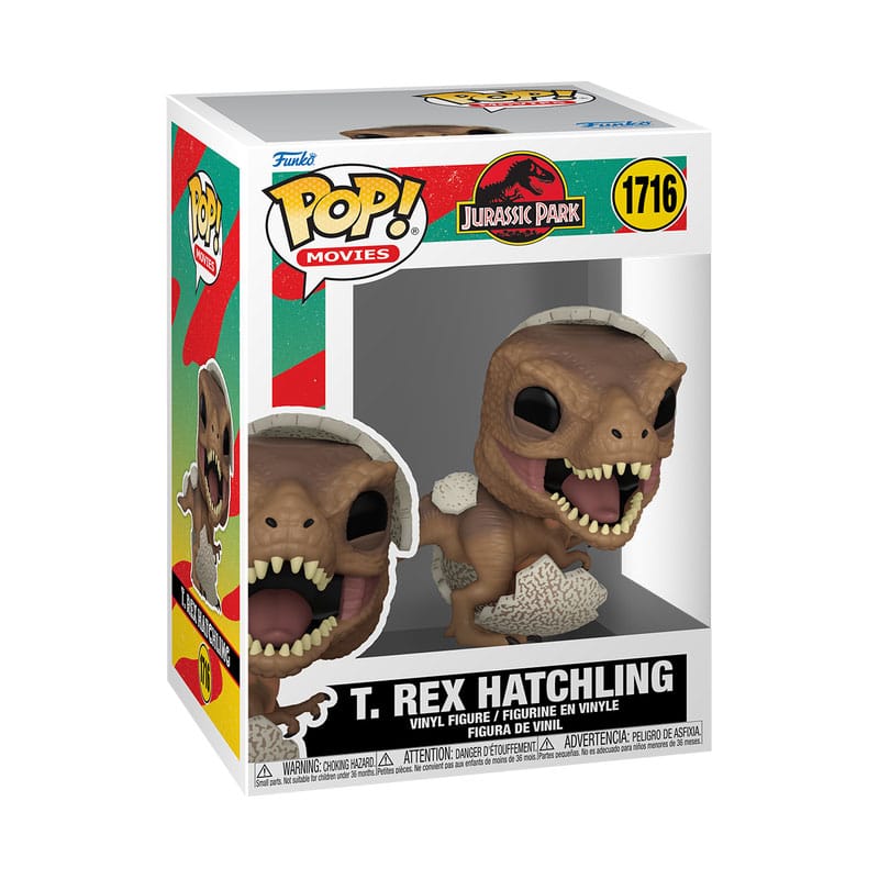 Jurassic Park Hatchling Pop! Film Vinylfigur Tyrannosaurus Rex 9 cm