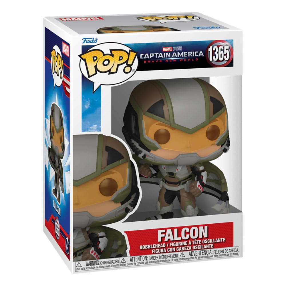 Kapetan Amerika hrabri novi svijet pop! Filmovi vinil figura Falcon 9 cm