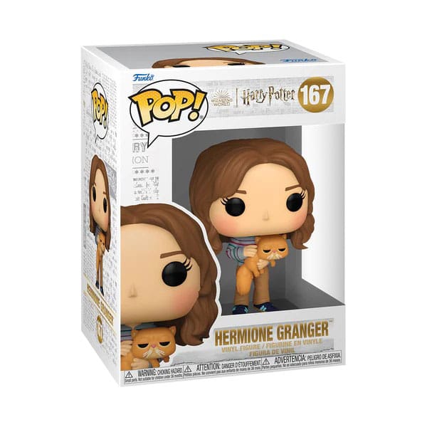 Harry Potter Pop & Buddy! Filmer Vinyl Figure Hermione w/Crookshanks 9 cm