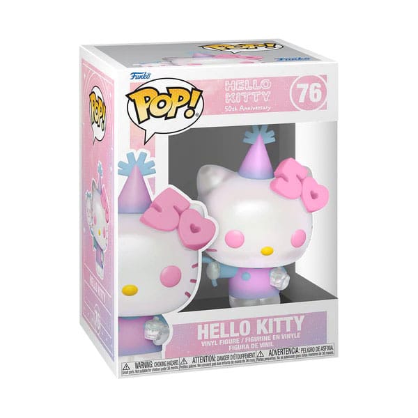 Hallo Kitty Pop! Sanrio Vinyl Abbildung Hk mit Luftballons 9 cm