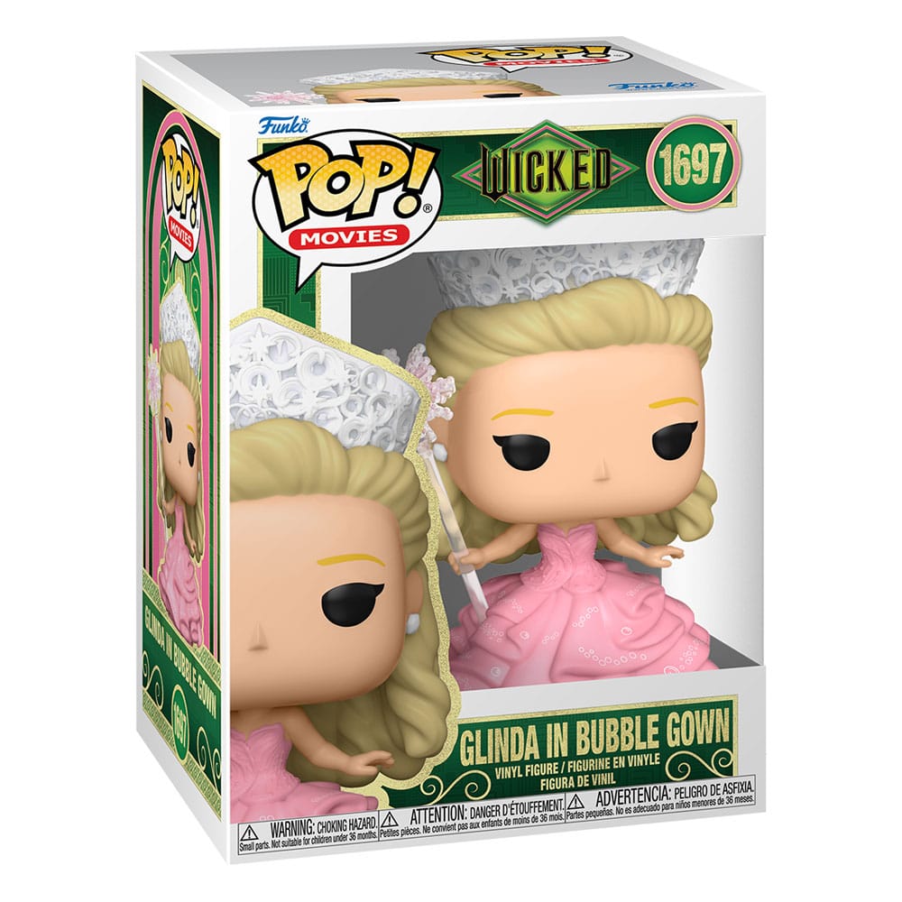 Kötü pop! Filmler vinil figürü Glinda (Bubble elbisesi) 9 cm