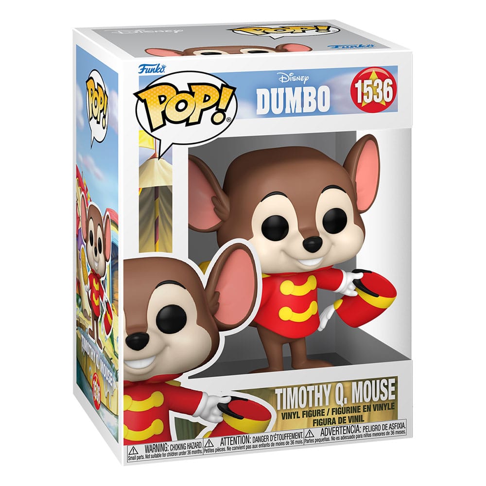 Dumbo Pop! Disney vinylfigur Timothy Q.Mouse 9 cm