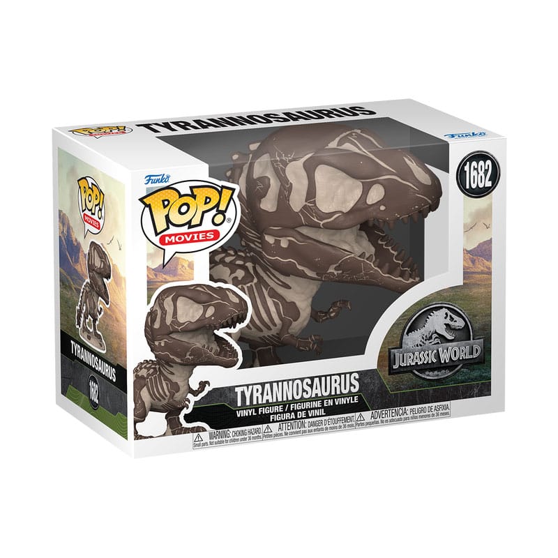 Jurassic Park Fossil Pop! Film vinylfigur tyrannosaurus 9 cm
