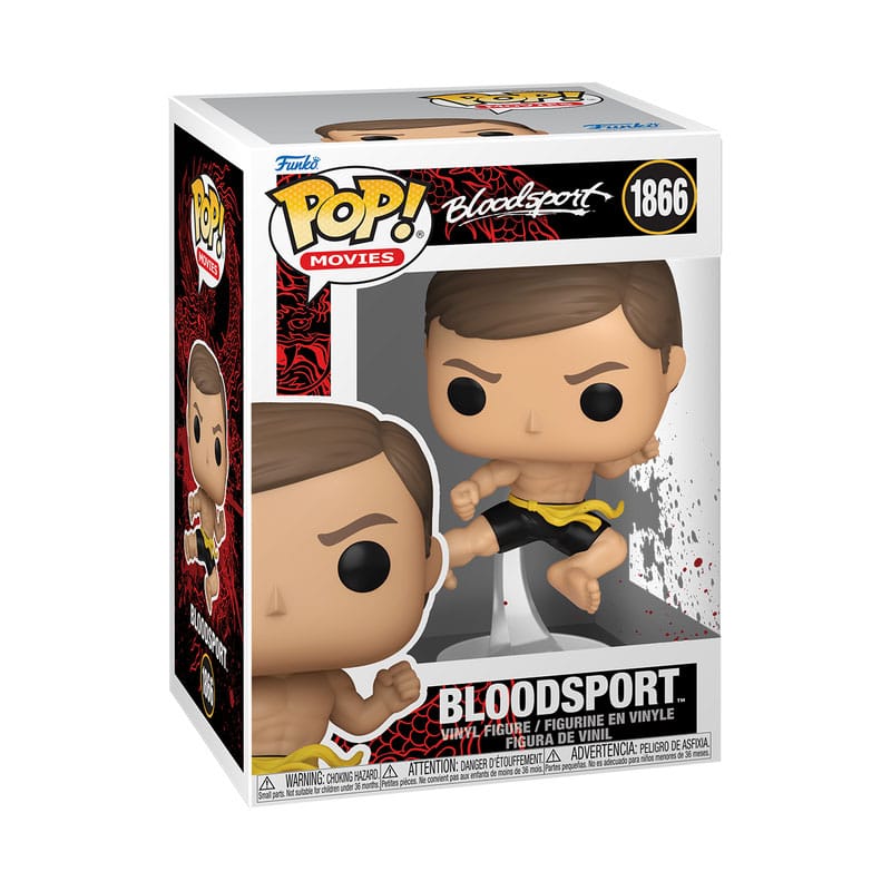 ¡Bloodsport Pop! Películas Figura de vinilo Frank Dux 9 cm