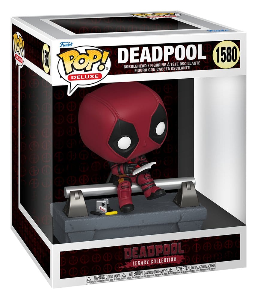 Marvel POP! Deluxe Vinyl Figur Deadpool on Bridge 9 cm