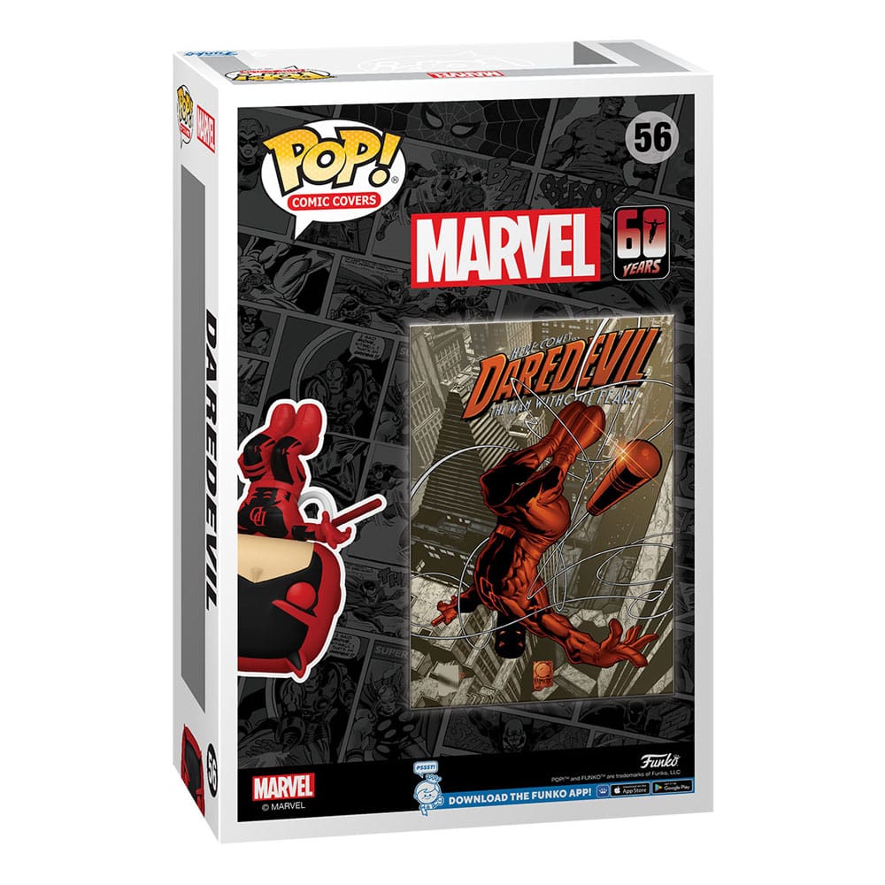 Daredevil 60. Yıldönümü Pop! Comic Cover vinil figürü Daredevil #1 9 cm