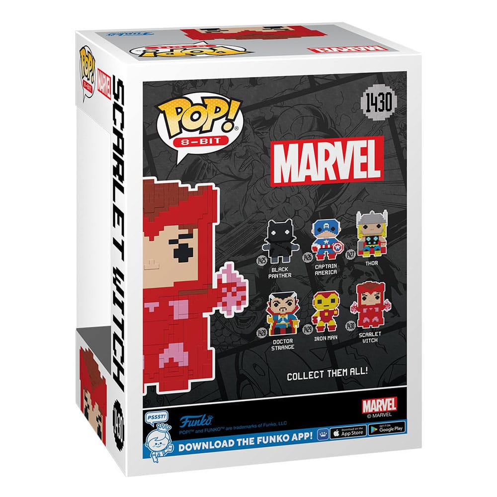 Marvel Pop! 8-bit vinylfigur Scarlett Witch 9 cm