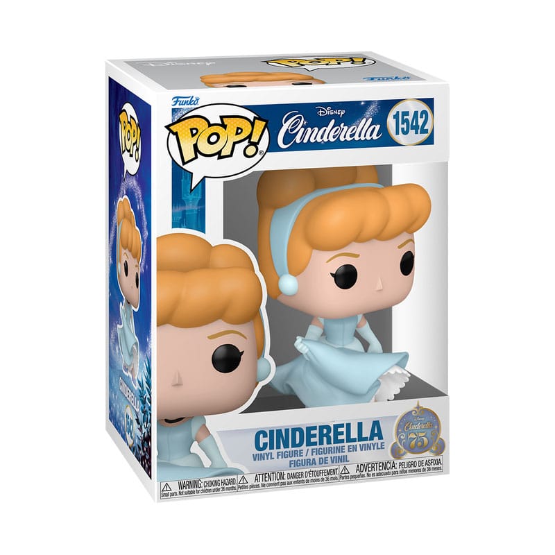 Cenerentola 75th Anniversary Pop! Figura in vinile Disney Cenerentola 9 cm