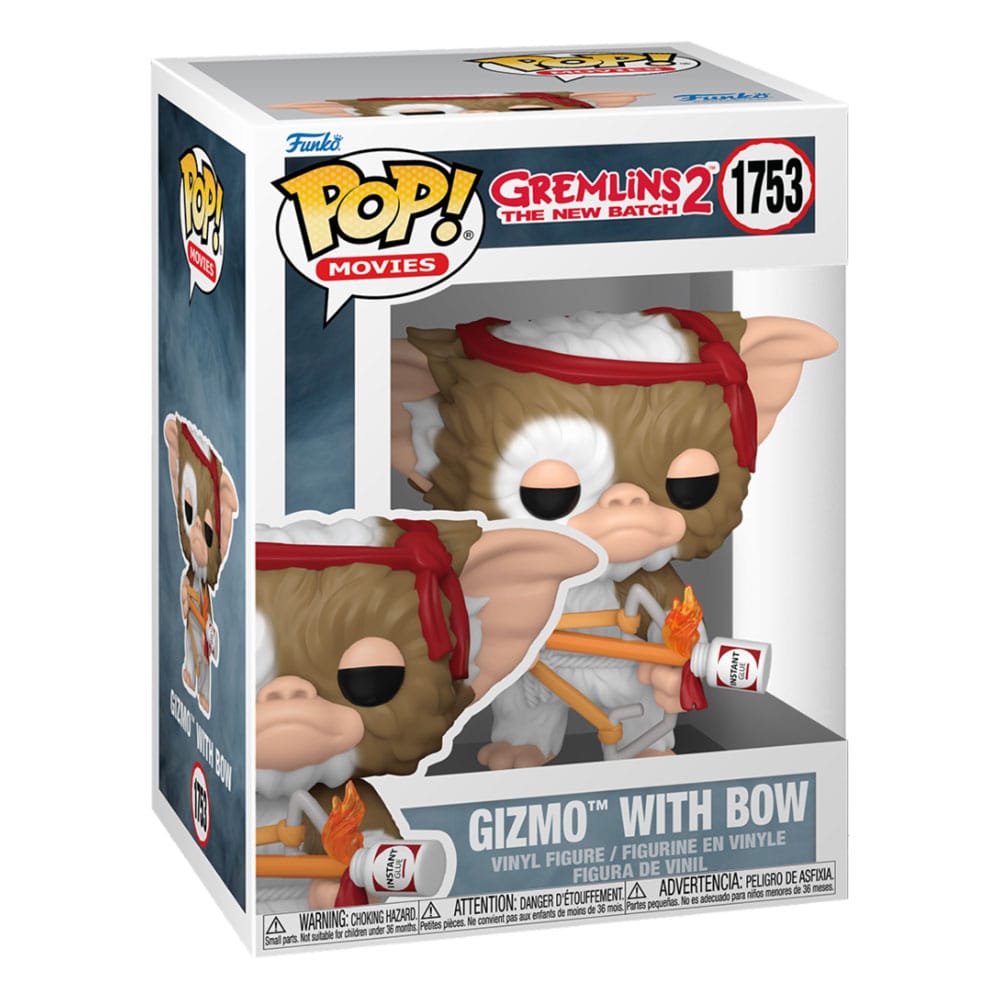 Gremlins Pop! Figura de vinilo de película Gizmo con arco 9 cm