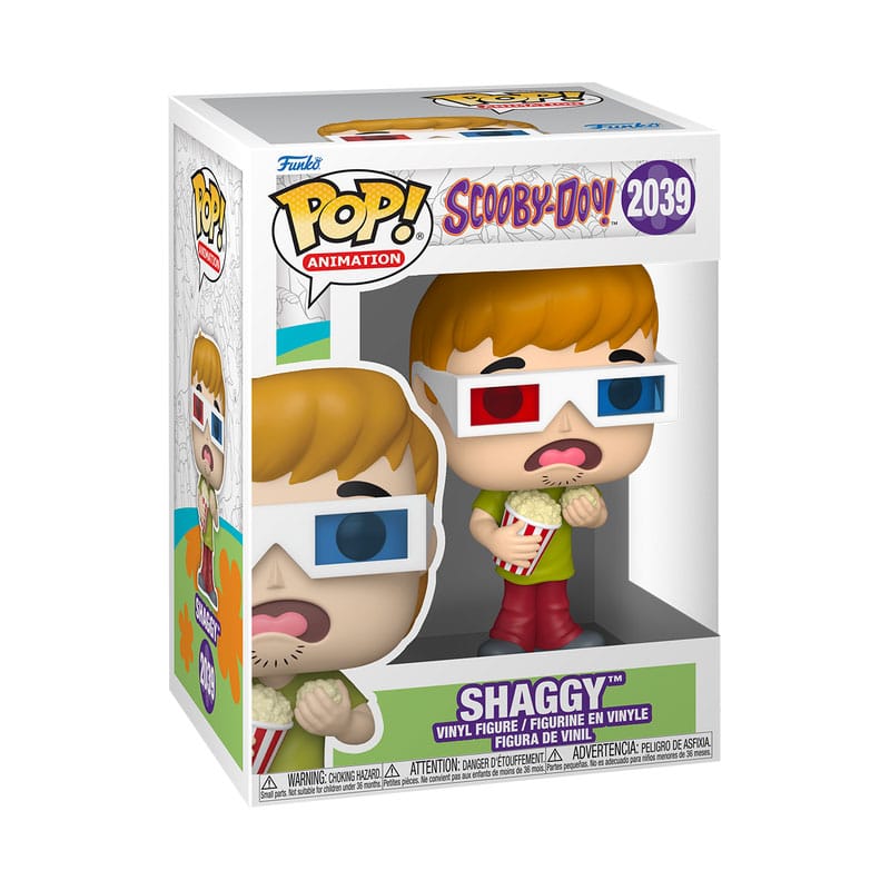 Scooby Doo-pop! Animatie Vinylfiguur Shaggy 9 cm