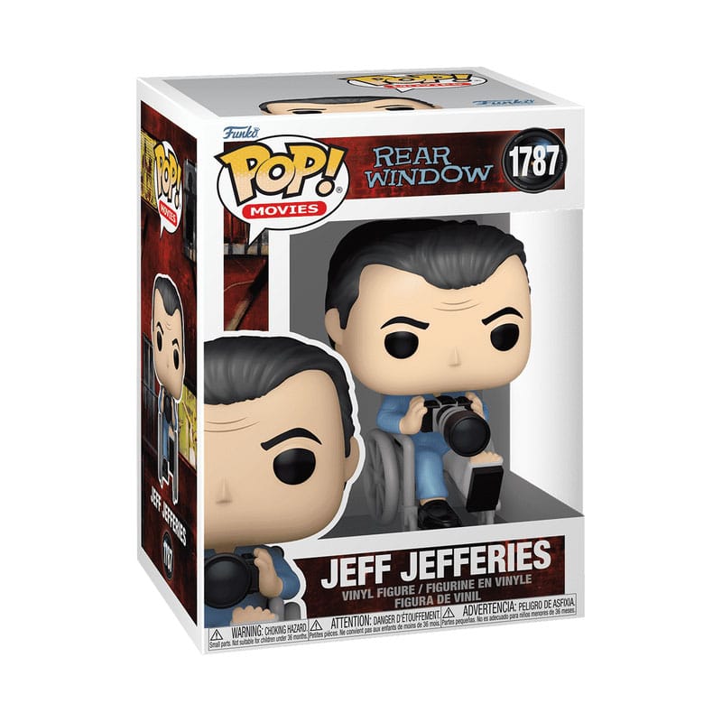 Bakvindu Pop! Filmer Vinylfigurer L.B. "Jeff" Jefferies 9 cm
