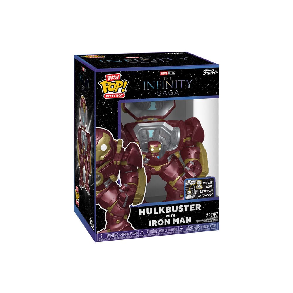 Marvel Bitty Pop! Bots figur Hulkbuster 11,7 cm