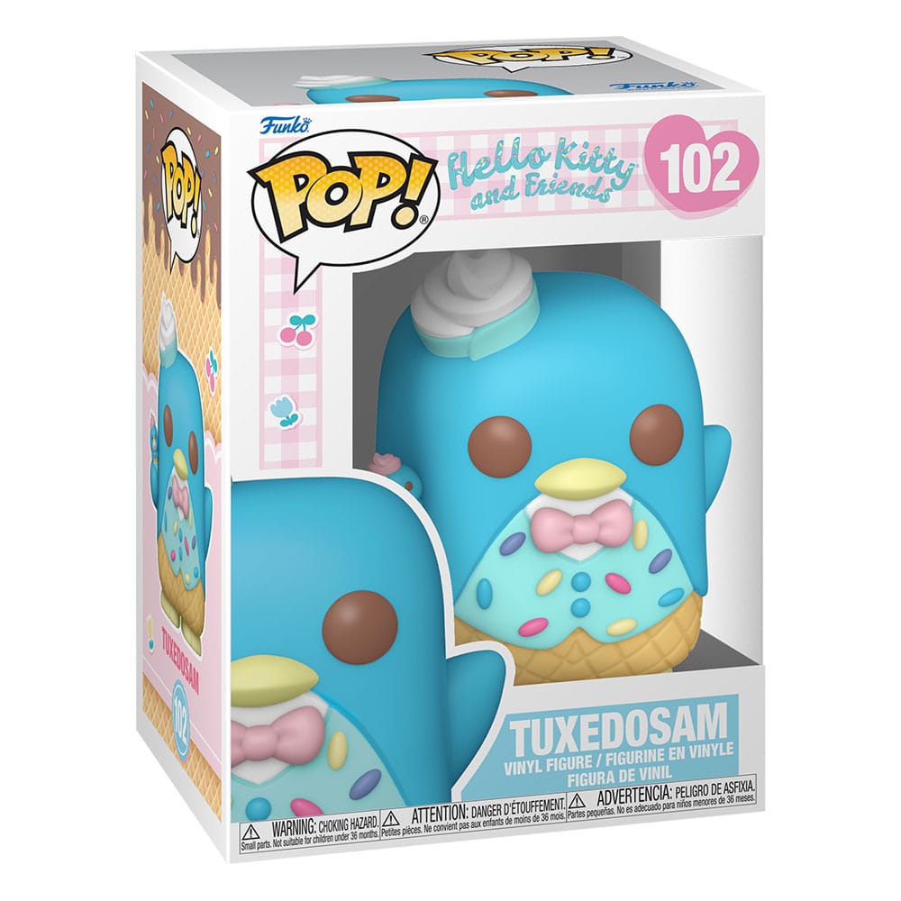 Sanrio Pop! Animation en vinyle Figure Hello Kitty- Tuxedosam (IC) 9 cm