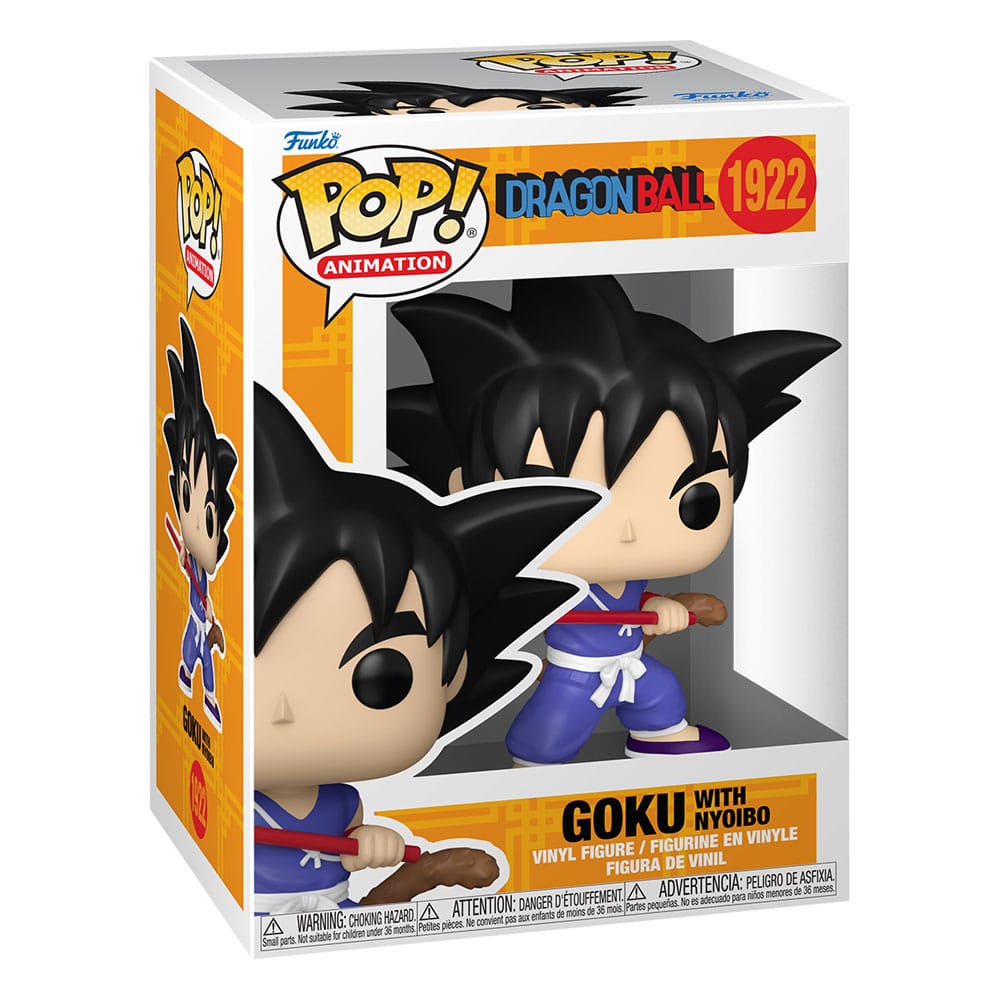 Dragon Ball Pop! Animation Vinylfigur Goku (Nyoibou) 9 cm